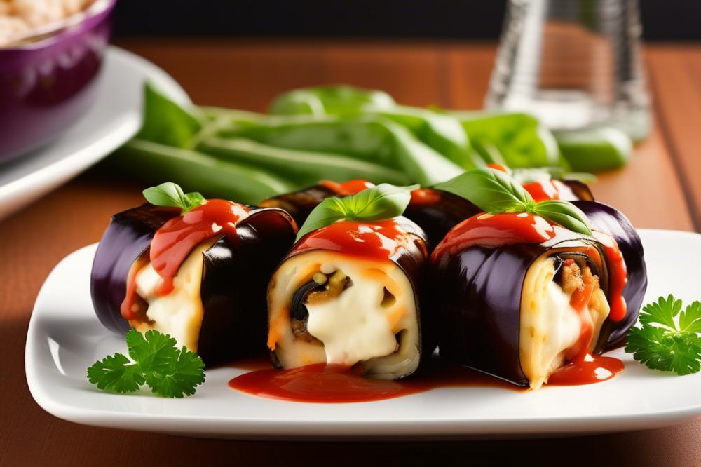 cheese-stuffed-eggplant-rolls-with-marinara