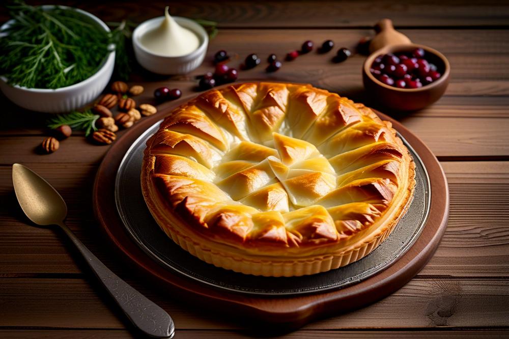 camembert-and-walnut-phyllo-pie