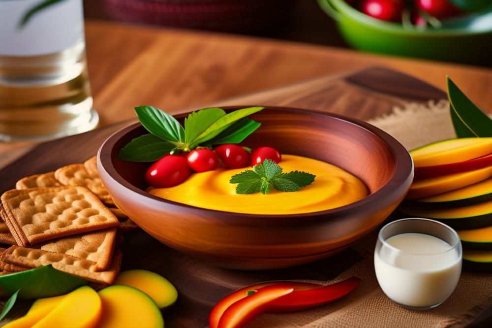 caribbean-inspired-spicy-mango-cheese-dip
