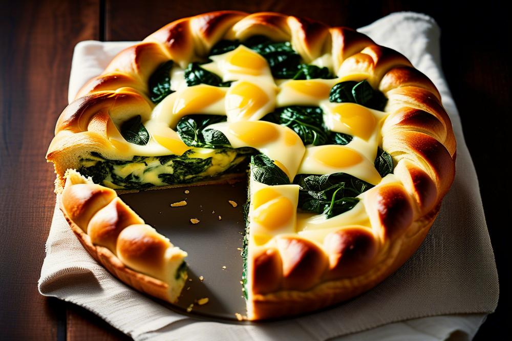 fontina-and-spinach-braided-bread-pie
