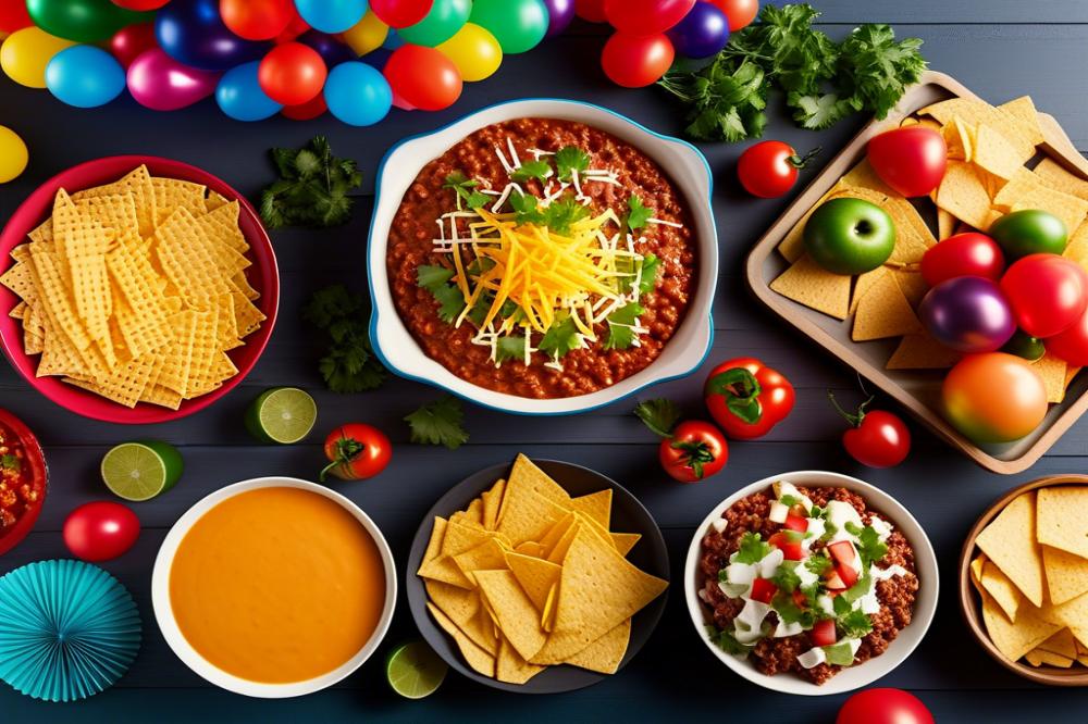 taco-inspired-cheese-dip-with-ground-beef